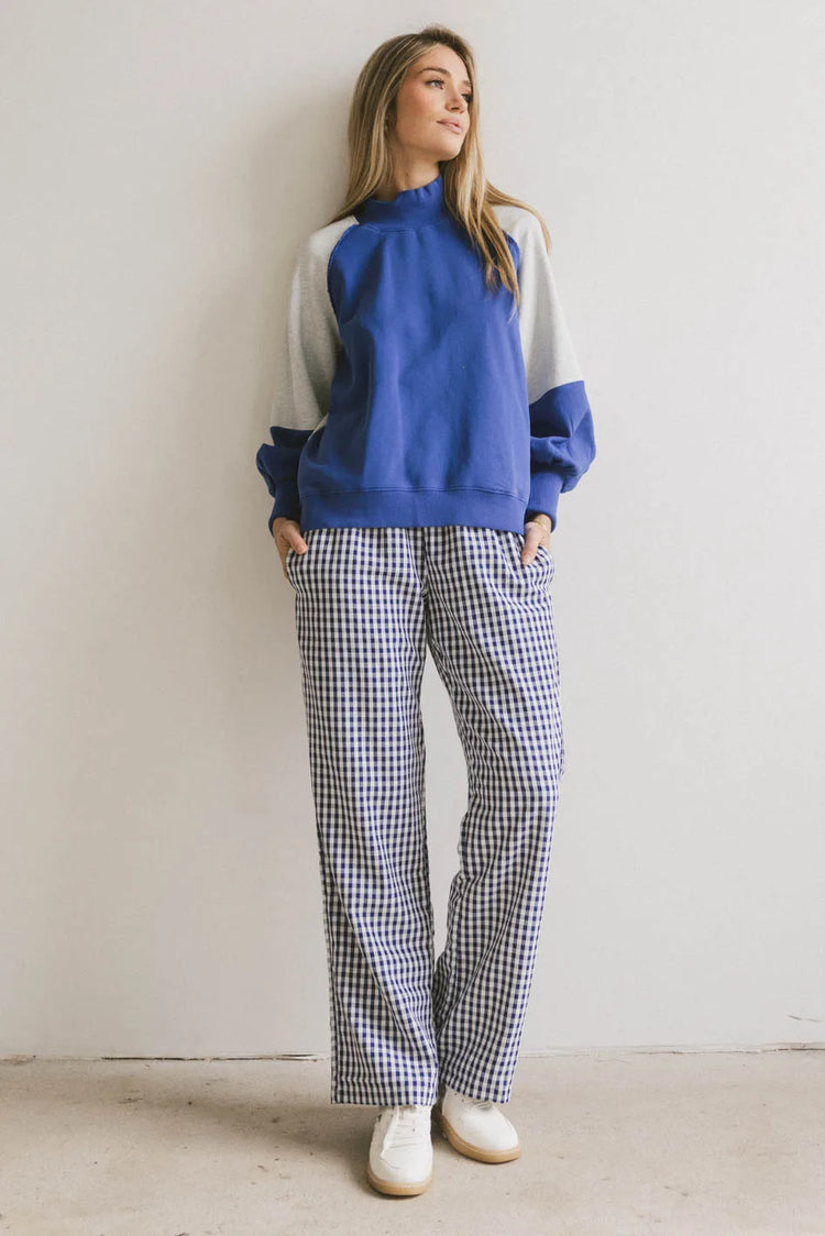 Woven pants in blue 