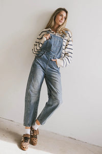 Two hand pockets overall in denim 