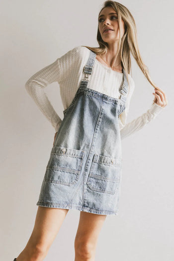 Overall in light wash 