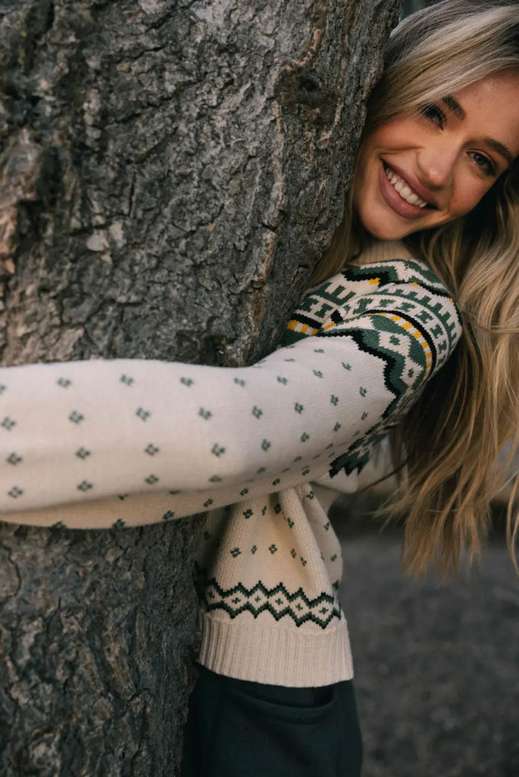 Sweater in cream 