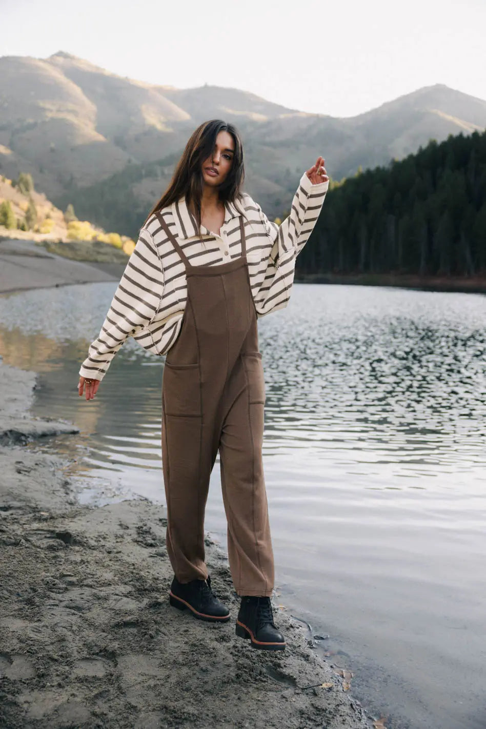 Knit overalls on sale