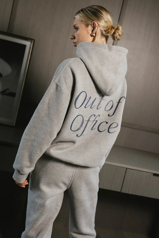 Out of Office Sweatshirt in Heather Grey - FINAL SALE