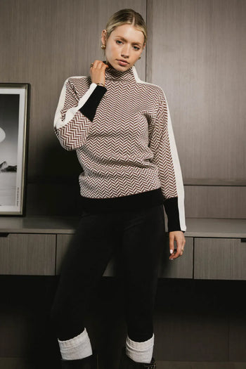 Long sleeves mock neck 