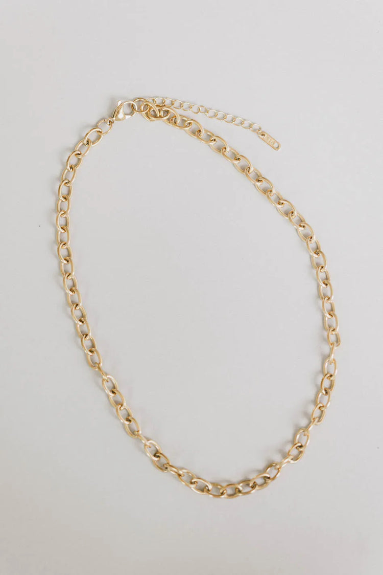 Gold chain necklace 