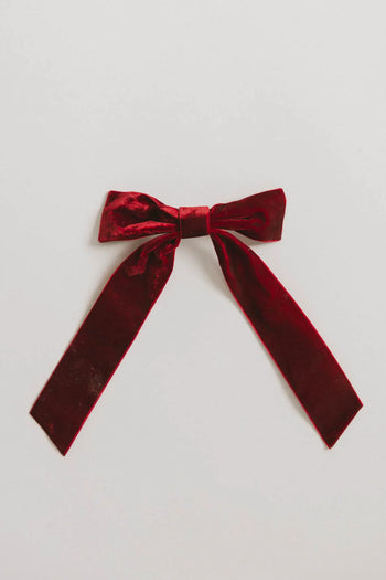 Burgundy bow 