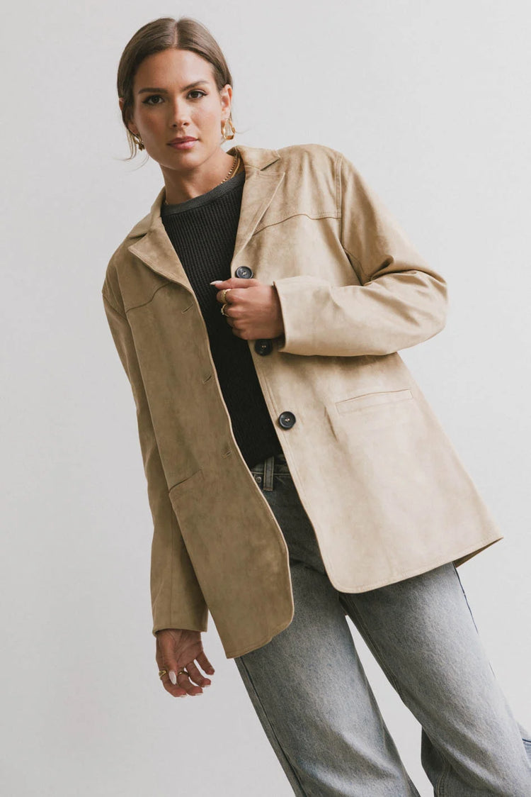 Blazer in tan 