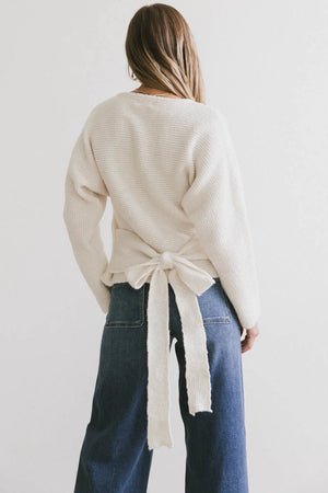 Azura Knit Sweater in Cream - FINAL SALE
