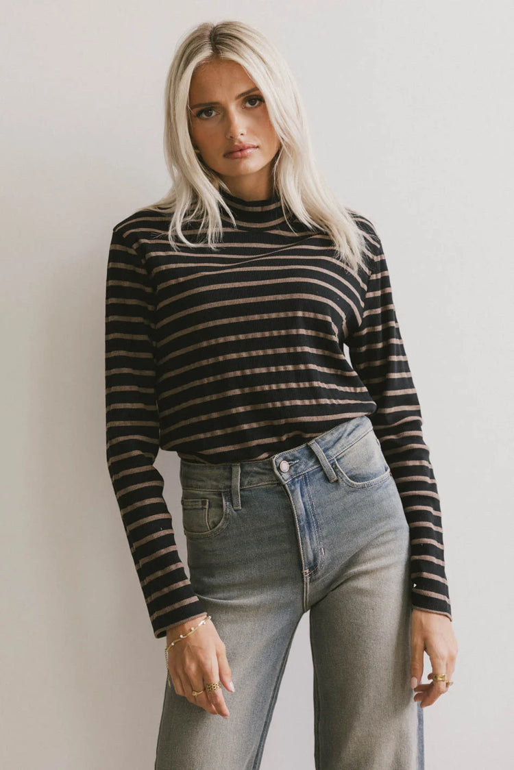 Mock neck top 