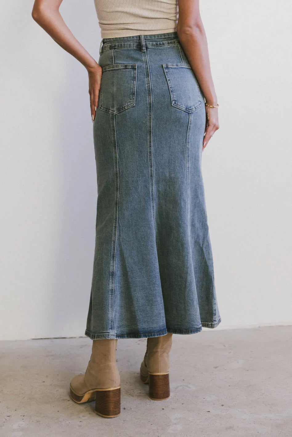 Azzy Denim Mermaid Skirt | böhme