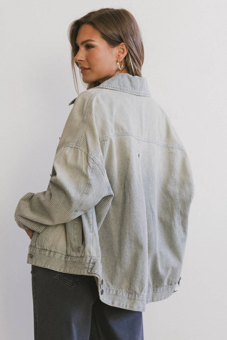 Oversized denim jacket 