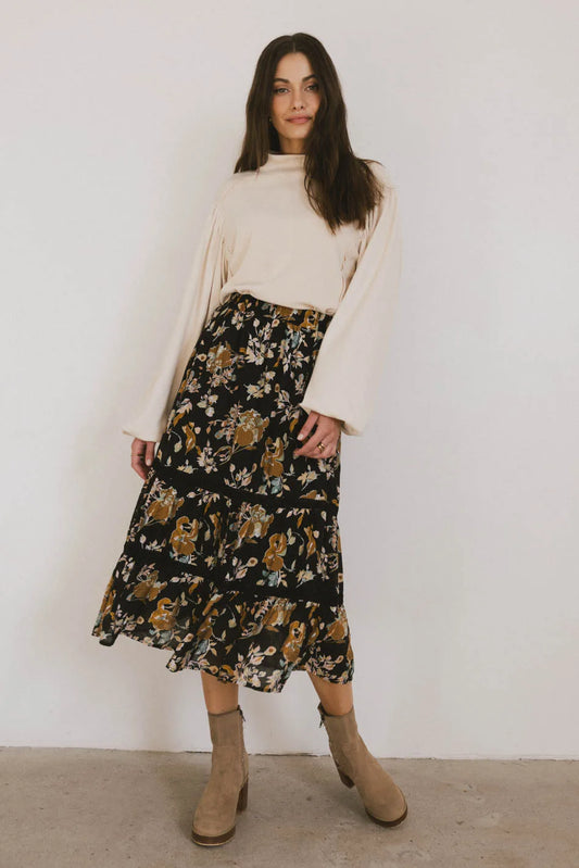 Floral maxi skirt 