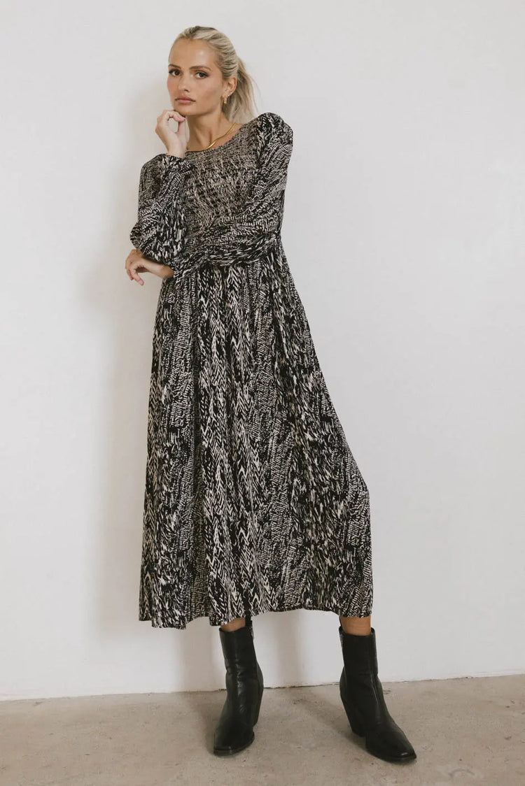 Maxi dress in black 