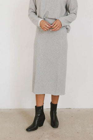 Harden Midi Skirt in Grey