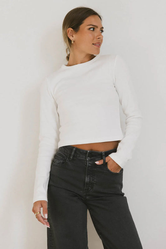 White basic top 