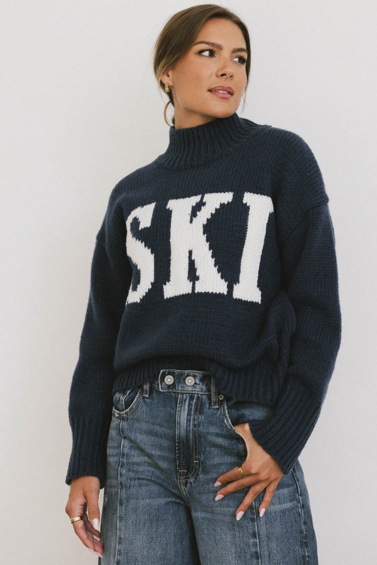 navy blue sky sweater