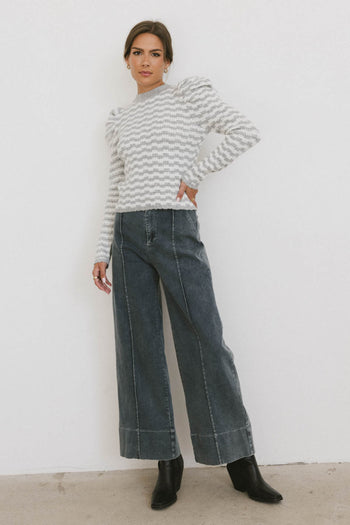 Emmaline Wide Leg Jeans in Dark Wash - FINAL SALE