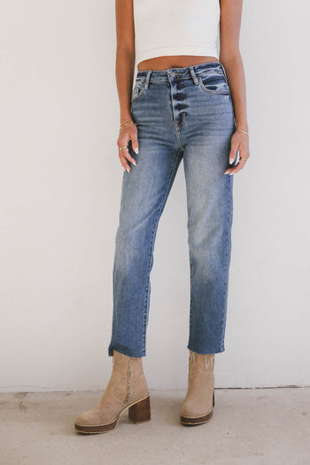 medium wash jeans