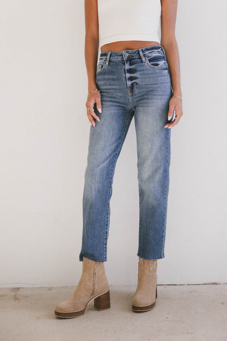 medium wash jeans