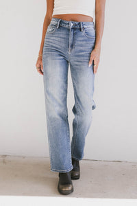 straight leg denim