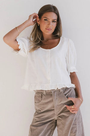 Roselinda Button Up Top - FINAL SALE