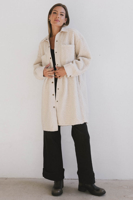 long sherpa jacket