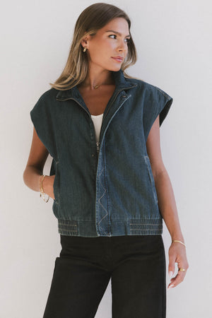 Larkin Denim Vest