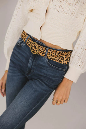 Caraline Leopard Belt