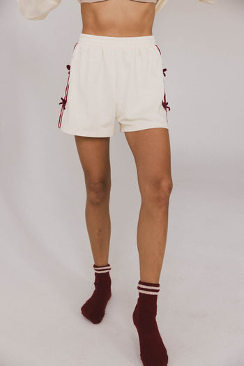 ribbon detail shorts