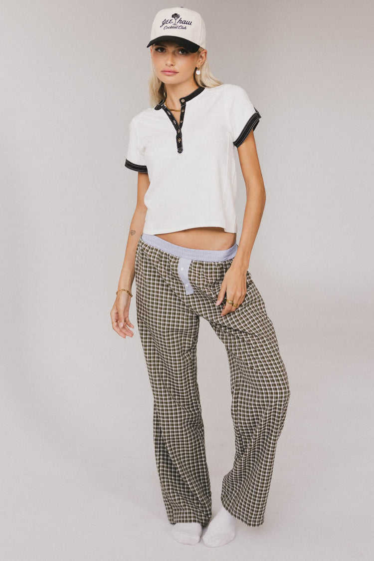 BOXER PANTS WITH BASIC TEE