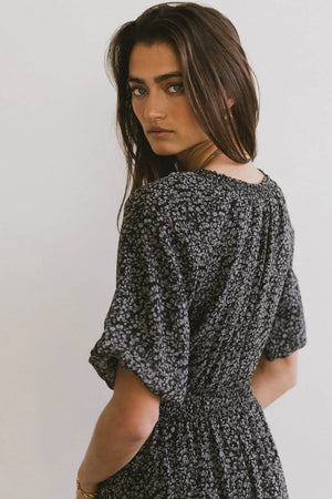 Allorah Ditsy Floral Midi Dress - FINAL SALE