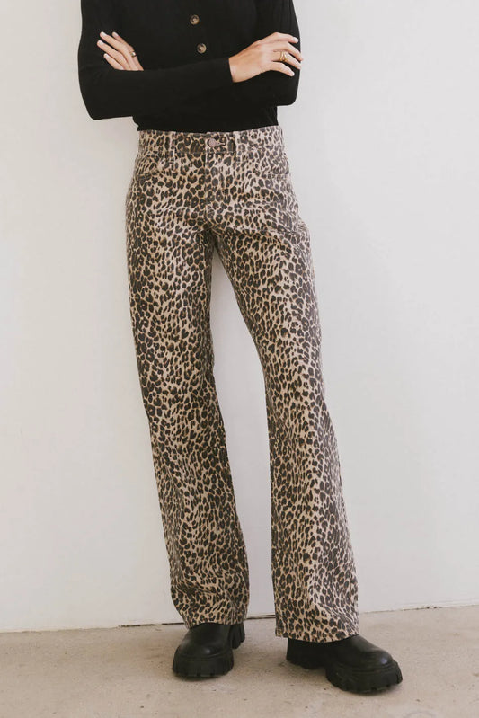 Leopard print pants 