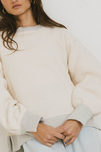SHERPA OVERSIZED SWEATER