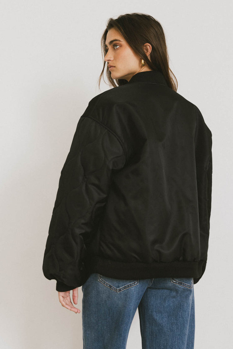 oversized black jacket