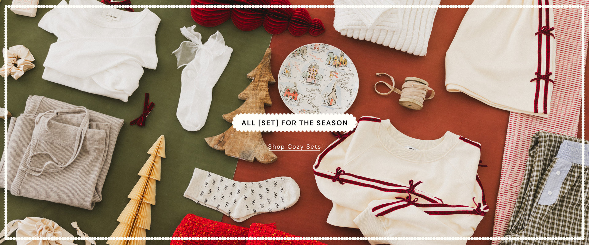 all set for the season. shop cozy sets.