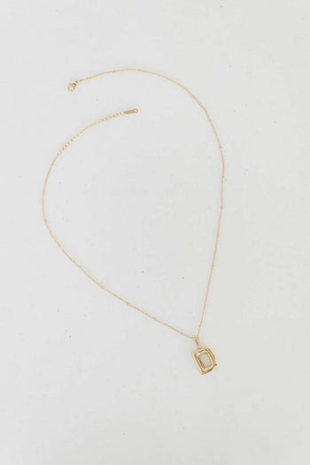 D letter necklace 