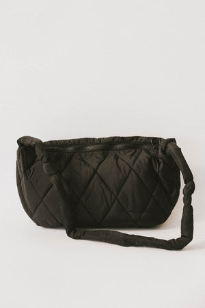 Whimsy Quilted Bag in Black