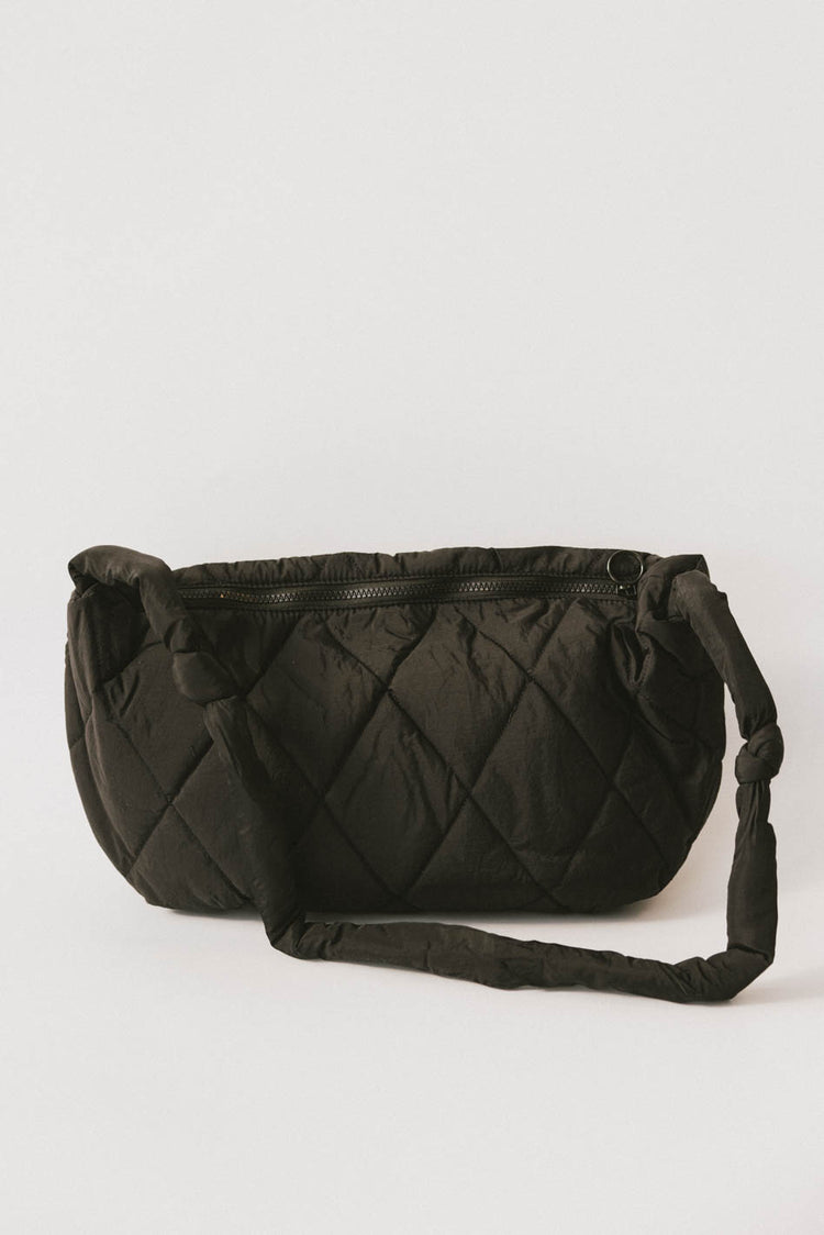 quilted bag in black