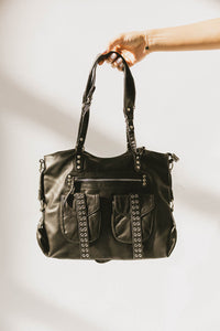 BLACK LEATHER BAG