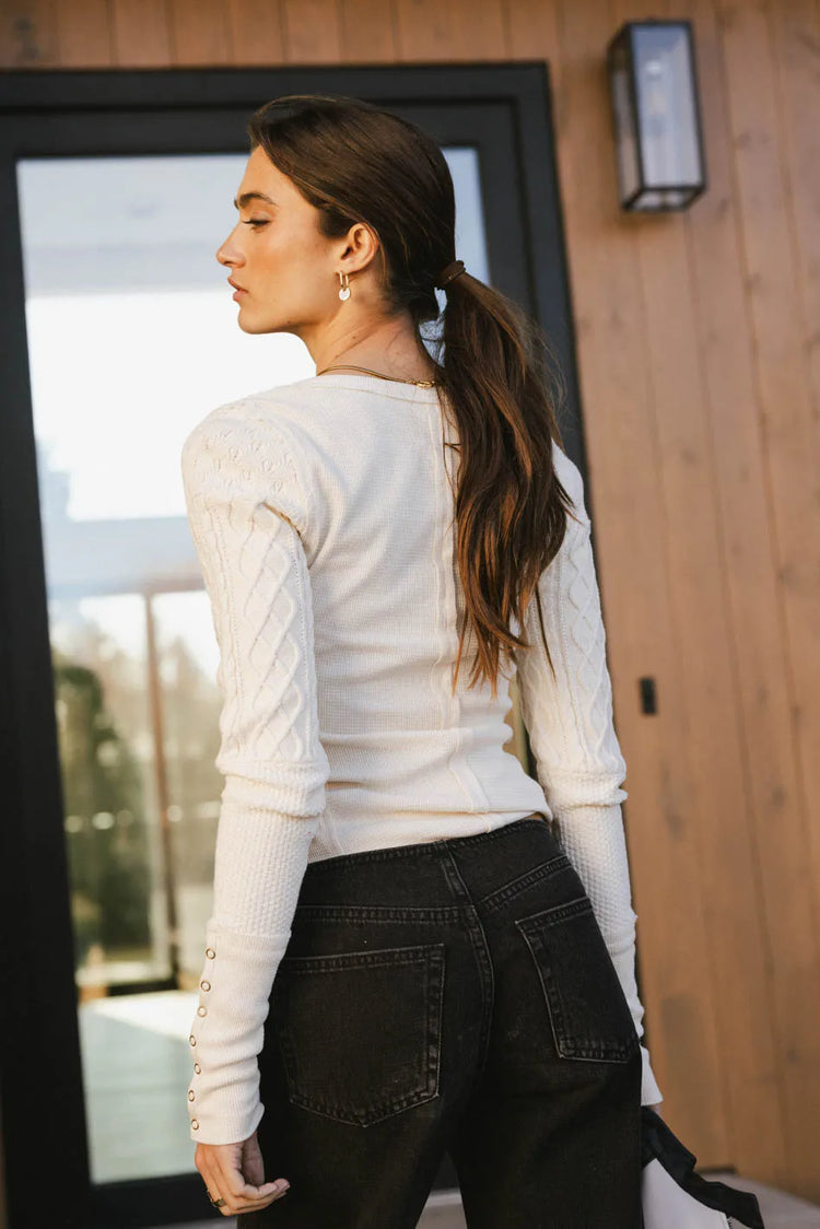 Plain color top in red 