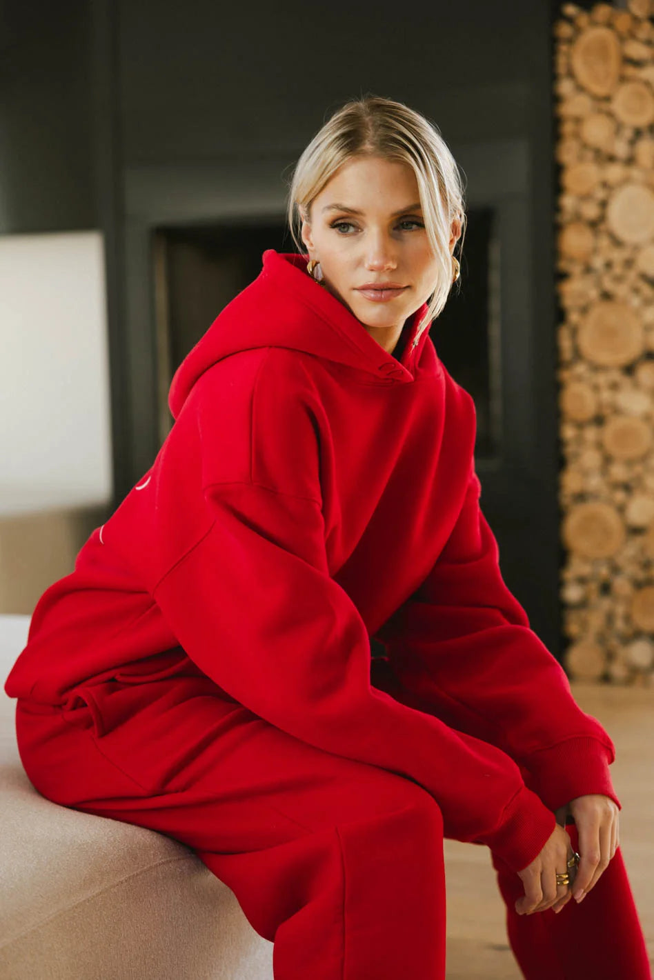 Do Not Disturb Sweatshirt in Red - FINAL SALE Do Not Disturb Sweatshirt in Red - FINAL SALE