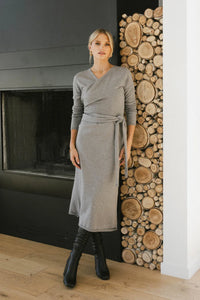 Midi grey dress 