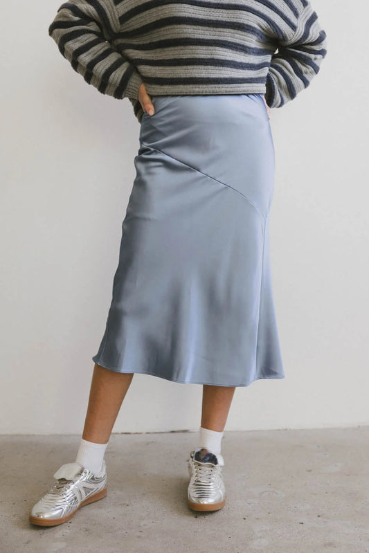 Midi skirt in blue 