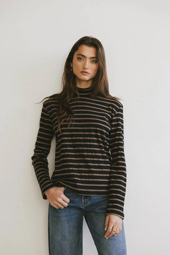 Long sleeves top in black 