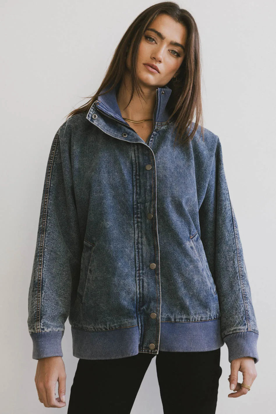 Paige Denim Jacket in Medium Wash