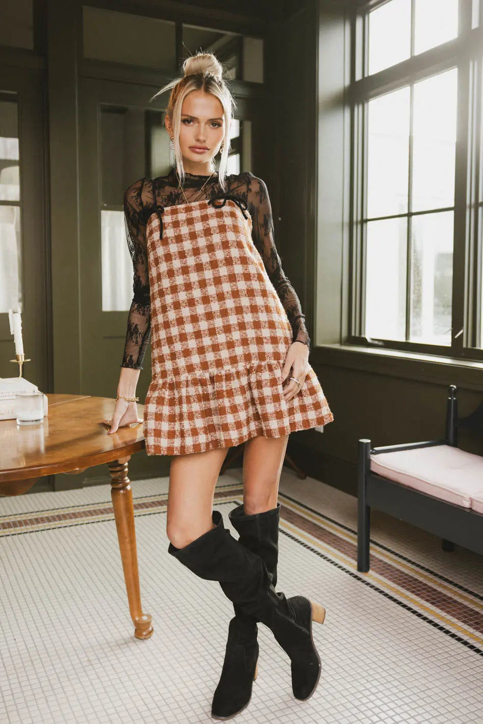 Blair Checkered Dress - FINAL SALE Blair Checkered Dress - FINAL SALE
