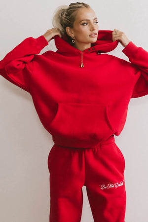 Do Not Disturb Sweatshirt in Red - FINAL SALE