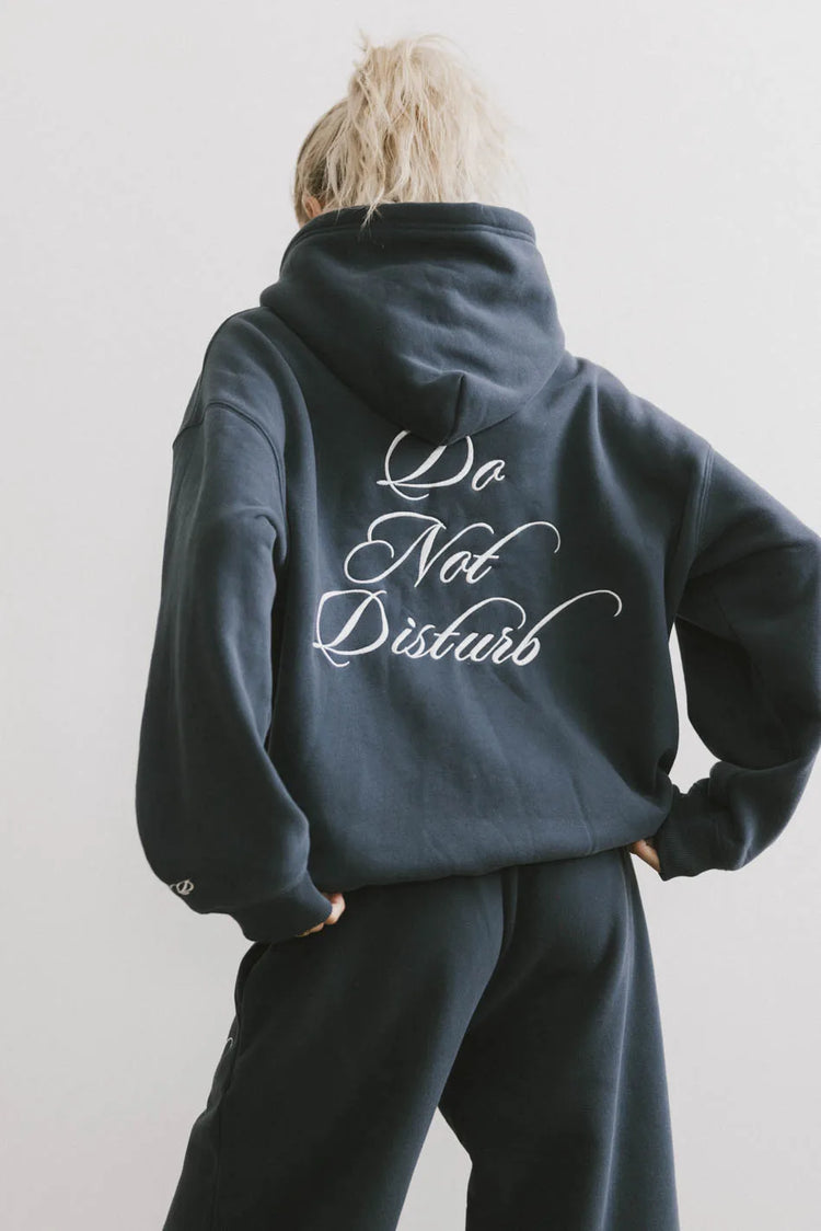 Hoodie in navy 