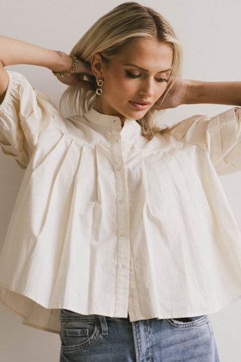 Ronan Pleated Blouse - FINAL SALE
