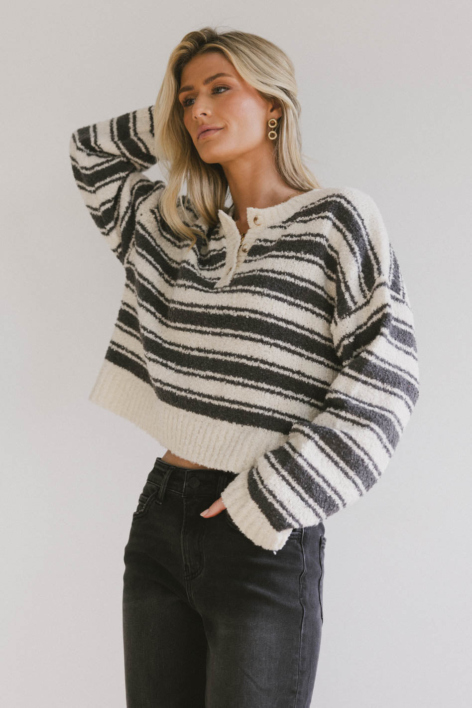 Kamryn Striped Knit Top - FINAL SALE