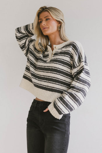 Kamryn Striped Knit Top - FINAL SALE